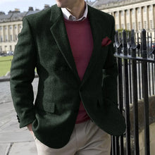 Load image into Gallery viewer, Vintage Herringbone Suit Jacket
