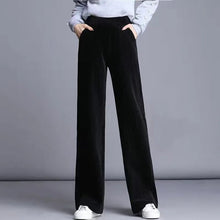 Load image into Gallery viewer, Corduroy Wide Leg Casual Pants
