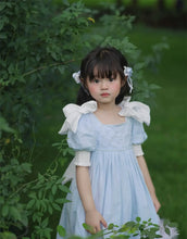 Load image into Gallery viewer, Embroidered Bow Princess Girls Dress
