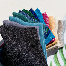 Load image into Gallery viewer, Metallic Knit Mid Calf Socks
