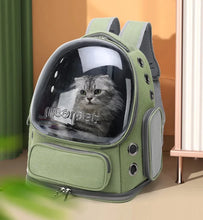 Load image into Gallery viewer, Pet Cat Carrier Bag Outdoor Travel Backpack for Cats Small Dogs Breathable Cat Carrying Bag Pet Supplies Transparent
