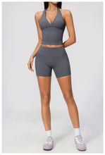 Load image into Gallery viewer, Yoga Outfit Set Fitness Two-Piece Set With No Embarrassing Lines Butt-Lifting Running Shorts Leggings Yoga Suit Athletic Wear
