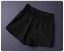 Load image into Gallery viewer, Women's 2 in 1 Shorts with Pockets - Lightweight Breathable Loose Anti-Disclosure Split Side for Yoga Running Gym
