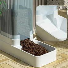 Load image into Gallery viewer, 1pc/2pcs Automatic Dog Feeder/Water Dispenser, Plastic Gravity Dog Food And Water Dispenser Set
