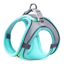 Load image into Gallery viewer, Cat Dog Harness Vest Chest Rope Set Reflective Breathable Adjustable Pet Harness for Small Medium Dogs Outdoor Walking
