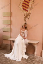 Load image into Gallery viewer, Elegant Boho Sweetheart Wedding Gown
