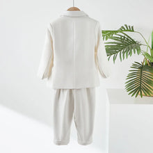 Load image into Gallery viewer, White Formal Boys Blazer Set
