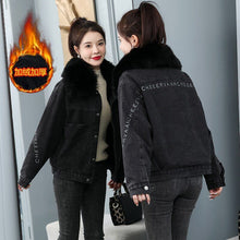 Load image into Gallery viewer, Coats Jean Jackets Women 2025 Winter Denim Jacket Designer Very Warm Latest Fashion High Quality Woman Coat Overcoat Cowgirl

