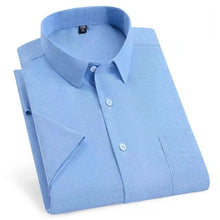 Load image into Gallery viewer, Oversized Cotton Oxford Short Shirt
