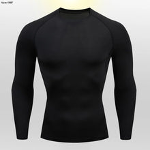 Load image into Gallery viewer, Gym Fitness T Shirt Men's Short Sleeve Summer Boxing Jersey Legging Men Rashguard Compression Pants Quick Dry Tight T-Shirts Men

