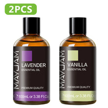 Load image into Gallery viewer, 100ML Pure Plant Essential Oil Mint Bergamot Patchouli Citronella Lemongrass Chamomile Cedarwood For Reed Diffuser Humidifier
