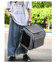Load image into Gallery viewer, Bicycle Carrying Cat Bag Dog Bag Pet Bag Portable Backpack For Outdoor Use Suitable For Carrying Bicycles And Motorcycles
