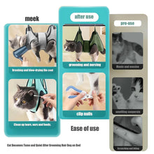 Load image into Gallery viewer, Pet Grooming Hammock Cat Dog Nail Clipper Fixer Teddy Hook Type Feeding Anti-scratch Artifact Restraint Bag Pet Accessories
