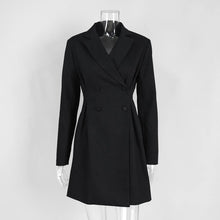 Load image into Gallery viewer, Elegant Double Breasted Blazer Dress
