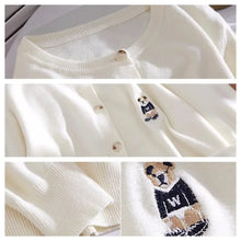 Load image into Gallery viewer, Korean V Neck Knit Cardigan
