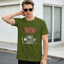 Load image into Gallery viewer, Men T Shirt Rush Band T Shirts Trendy Cool  Summer Tees Awesome Pure Cotton Clothing Birthday Gift,
