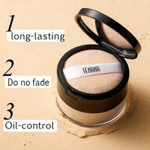 Load image into Gallery viewer, Hydrating Flawless Setting Powder,Natural Nude Finish Oil Control Strong Concealer for All Skin Types Fine Powdery Face Makeup
