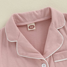 Load image into Gallery viewer, Waffle Pajama Shorts Set
