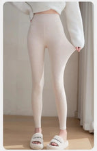 Load image into Gallery viewer, Pure Cotton Leggings Women Autumn Large Size High Waist Tight Nine-point Thickened Small Feet Make Them Look Slim Warm Pants

