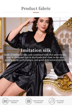 Load image into Gallery viewer, Satin Three Piece Pajama Set
