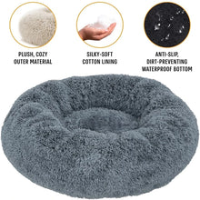 Load image into Gallery viewer, 40-90cm 6 Sizes Round Pet Bed for Large Dog Bed Super Soft Cat Bed Plush Dog House for Medium Dog House Winter Warm Sleeping
