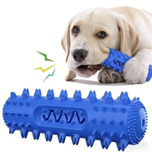 Load image into Gallery viewer, Dog Teething Toy Chew Stick Bite Resistant Fun Leak Proof Food Toy Pet Teether Cleaner Stick
