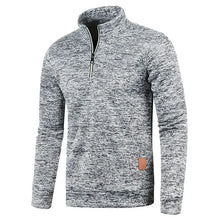 Load image into Gallery viewer, Men Sweatshirts Spring Autumn Pullover Half Zipper Pullover for Male Hoody Outdoor Sweatshit Solid Color Stand Collar
