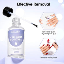 Load image into Gallery viewer, Nail Glue Remover 40ML for Press on Nails False Tips Non Acetone Gentle Nail Care Remover Supplies Solution Manicure Supply
