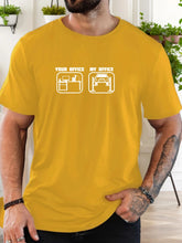 Load image into Gallery viewer, Men's T-Shirt 100% Cotton Summer Casual Soft Creative Letter Print Round Neck Breathable Short Sleeve T-Shirts 2025 New Tees
