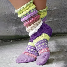 Load image into Gallery viewer, Thermal Winter Jacquard Stocking Socks
