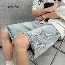 Load image into Gallery viewer, Retro High Street Denim Shorts
