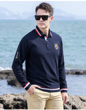 Load image into Gallery viewer, Thick Cotton Embroidered Polo Shirt
