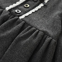 Load image into Gallery viewer, Simple Bow Long Sleeve Girls Dress
