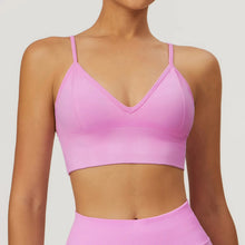 Load image into Gallery viewer, HBC Seamless Sports Bras for Women Fitness Yoga Bras With Removable Pads Adjustable Straps Gym Vest Top Bra Running Crop Top
