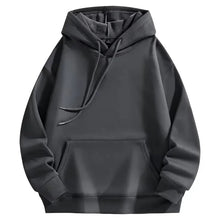 Load image into Gallery viewer, Soft and skin friendly hoodie men's solid color autumn and winter hot selling simple and comfortable sports shirt
