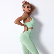 Load image into Gallery viewer, Female Yoga Set Ensemble Seamless Sexy Sport Suit Women Sportswear Leggings Fitness Workout Gym Wear Running Clothing Tracksuit
