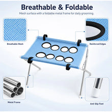 Load image into Gallery viewer, Pet Grooming Bed Portable Detachable Pet Bath Hammockstand Soft Breathable Mesh Support Rack Pet Drying For Cats And Small Dogs
