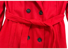 Load image into Gallery viewer, Korean Long Wool Winter Coat
