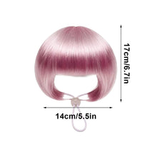 Load image into Gallery viewer, Pet Wig Accessories Dog Headdress Funny Costume Puppy Cosplay Dress Up Cute Pet Wig Cosplay Funny Props Head Accessories
