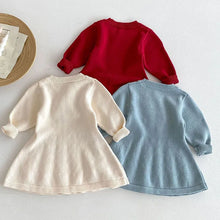 Load image into Gallery viewer, Knitted Princess Party Girls Dress
