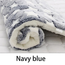 Load image into Gallery viewer, Flannel Pet Sleeping Mat Dog Bed Cat Litter Puppy Bed Dog Sofa Lovely Mattress Cushion for Small Large Dog Blanket For Winter
