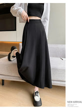 Load image into Gallery viewer, Elegant Skirts for Women Korean Style Long Skirt Female Black Pleated Midi Skirt Women's Clothing Office Lady Skirts Outfits New
