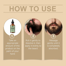 Load image into Gallery viewer, Men Beard Care Oil Moisturizing Growth Shine Soften Beard Strengthen Roots Hair Thicker Styling Care Beard Growing Essential Oil
