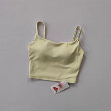 Load image into Gallery viewer, Small Sling Vest Integrated Fixed Gathering Sports Underwear Women's Bra Beauty Back Training Fitness Bra Summer Clothing
