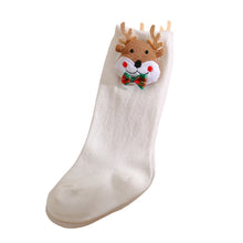 Load image into Gallery viewer, Festive Toddler Reindeer Winter Socks
