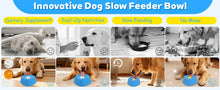 Load image into Gallery viewer, Liquid Slow Dog Bowls  Anti-slip Ball-shaped Bone Soup Dog Licking Bowl Licking Bowl for Healthy Eating Non-Slip and Anti-Chokin
