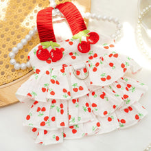 Load image into Gallery viewer, Pet Dress for Dogs &amp; Cats - Layered Cake Style Printed Clothes, Small Medium Breed Apparel, Adorable Summer Outfit
