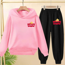 Load image into Gallery viewer, Kids Hooded Sportswear Set
