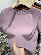 Load image into Gallery viewer, Women T Shirt Girls T-Shirt Woman Clothes Tops Cotton Tshirt Female Short Sleeve Spring Tee Sexy Y2k Top White

