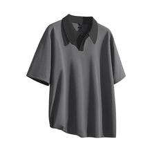 Load image into Gallery viewer, Oversized Contrast Summer Polo Shirt
